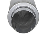aFe ATLAS Aluminized Steel Muffler 5in Center/Center 24in L x 7in Diameter - Round Body - Truck & Automotive
