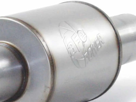 aFe Atlas Exhaust 4in Aluminized Cat-Back w/ 304 SS Black Tip 11-13 Ford F-150 EcoBoost V6 3.5L (tt) 