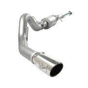 aFe 49-03041-P aFe Atlas Exhaust 4in Aluminized Cat-Back w/ 304 SS Polished Tip 11-13 Ford F-150 EcoBoost V6 3.5L
