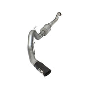 aFe 49-03069-B aFe Atlas Exhausts 4in Cat-Back Aluminized Steel Exhaust Sys 2015 Ford F-150 V6 3.5L (tt) Black Tip