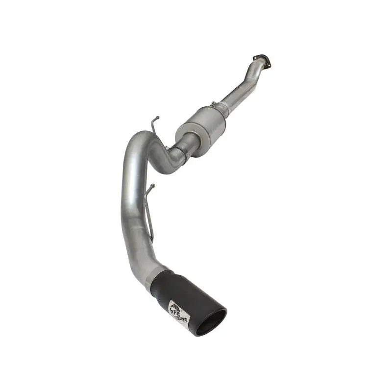 aFe 49-03069-B aFe Atlas Exhausts 4in Cat-Back Aluminized Steel Exhaust Sys 2015 Ford F-150 V6 3.5L (tt) Black Tip
