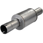 aFe 49-91014 aFe Atlas Exhausts Mufflers Al Steel EXH Muffler 4 ID In/Out 8 Dia x 12L AL