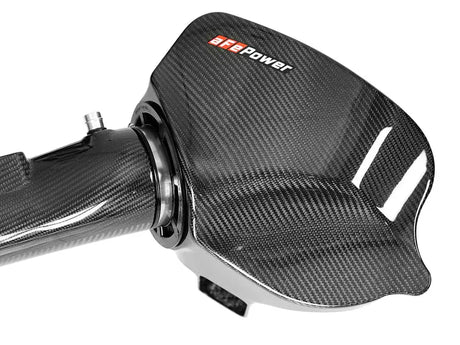AFe Black Series Carbon Fiber Air Intake for BMW M2 N55B30A engine with Pro 5R Filter