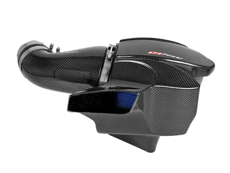 Carbon fiber air intake system on aFe Black Series Cold Air Intake for Jeep WK2 SRT-8