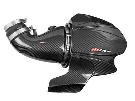 Carbon fiber air intake system from afe Black Series Cold Air for Jeep Cherokee WK2