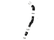 Black intake tube with clamps for aFe BladeRunner 2-1/2 inch cold charge pipe Hyundai Elantra