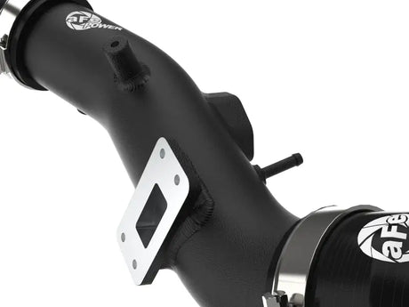 Black metal aFe BladeRunner cold charge pipe for Hyundai Elantra GT 17-20