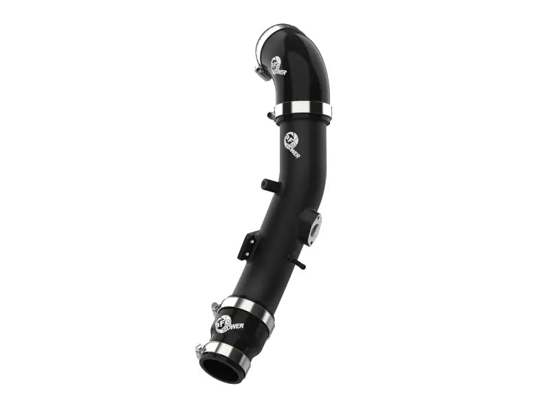 Black aluminum afe Bladerunner cold charge pipe with metal clamps for Hyundai Elantra