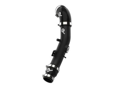 Black aluminum afe Bladerunner cold charge pipe with metal clamps for Hyundai Elantra