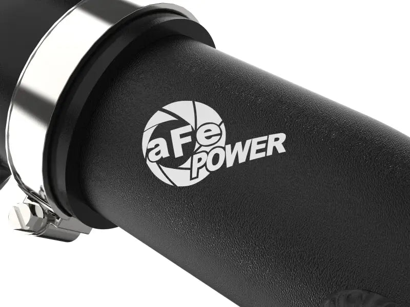 Black intake tube with clamp for aFe BladeRunner cold charge pipe on Hyundai Elantra GT