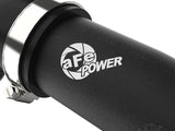 Black intake tube with clamp for aFe BladeRunner cold charge pipe on Hyundai Elantra GT