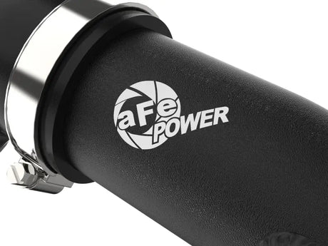 Black intake tube with clamp for aFe BladeRunner cold charge pipe on Hyundai Elantra GT
