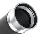 Black pipe with silver collar from aFe BladeRunner hot charge pipe for Subaru WRX