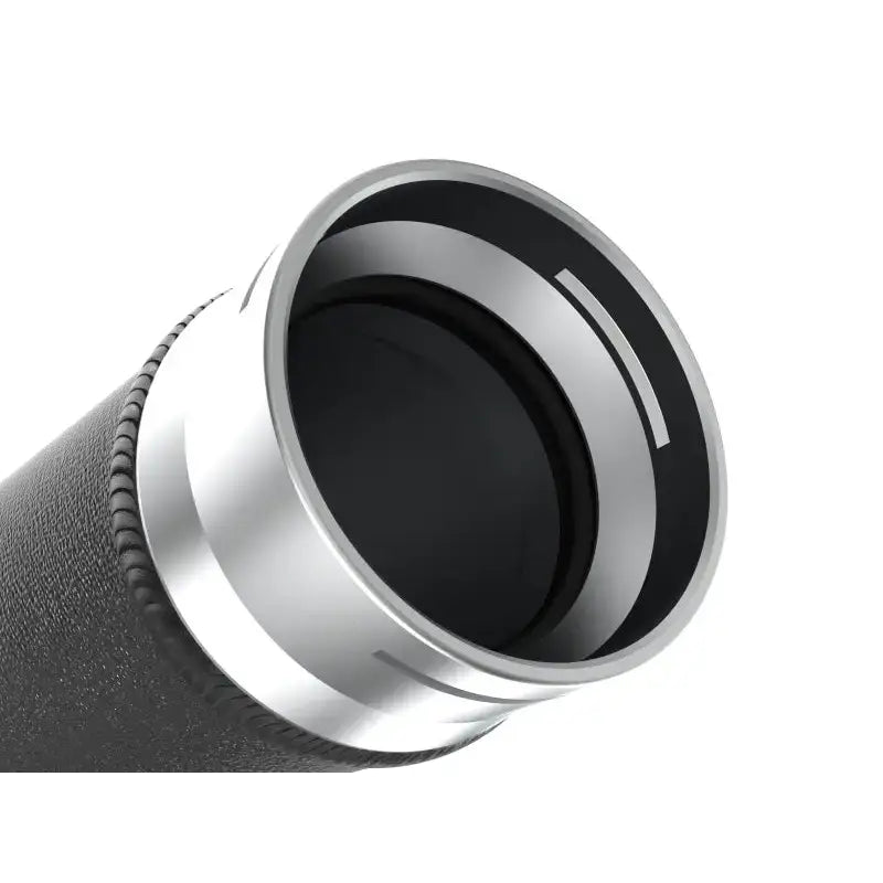 Black pipe with silver collar from aFe BladeRunner hot charge pipe for Subaru WRX