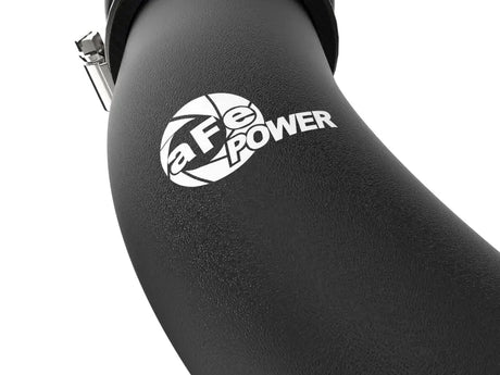 Black intake tube with clamp for aFe BladeRunner hot charge pipe on 2022-2023 Subaru WRX