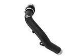 Black aFe BladeRunner hot charge pipe for Subaru WRX 22-23, durable aluminum upgrade