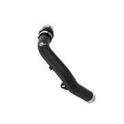 Black aFe BladeRunner hot charge pipe for Subaru WRX 22-23, durable aluminum upgrade