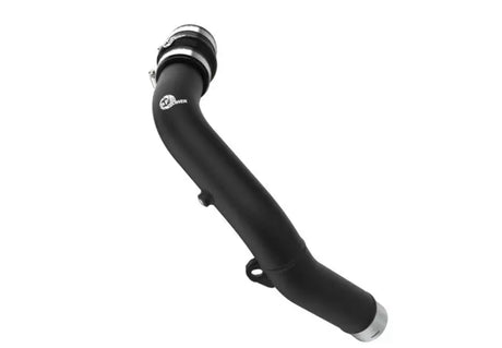 Black aFe BladeRunner hot charge pipe for Subaru WRX 22-23, durable aluminum upgrade