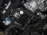 Car engine underside with aFe BladeRunner hot charge pipe for Hyundai Elantra GT