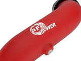 aFe Bladerunner 2-1/4 IN Aluminum Hot Charge Pipe Black 20-23 Ford Explorer/Explorer ST - Red - Forced Induction