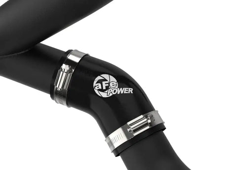 aFe Bladerunner 2-1/4 IN Aluminum Hot Charge Pipe Black 20-23 Ford Explorer/Explorer ST - Forced Induction