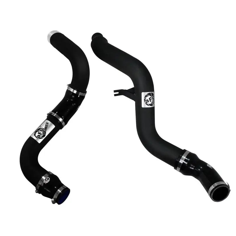 aFe 46-20174-B aFe Bladerunner 3in Black Intercooler Hot and Cold Side Tubes 14-15 Dodge Ram 1500 EcoDiesel V6 3.0L