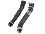 Black curved automotive intercooler tube hoses for aFe BladeRunner 3in Cold Side GM Diesel
