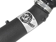 Black afe bladerunner 3in intercooler tube with metal logo plate for GM Diesel Trucks