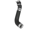 Black curved intake pipe for aFe BladeRunner 3in intercooler tube on GM Diesel V8 6.6L