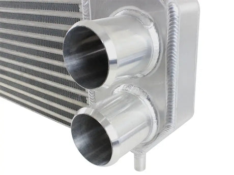 Aluminum intercooler with welded ports for Ford F-150 2015 – AFE Bladerunner 3in core