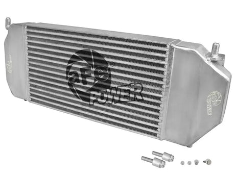 Silver afe Bladerunner 3in Core Intercooler with fittings for Ford F-150 V6 2.7/3.5L