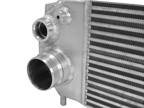 Aluminum intercooler with welded ports for afe bladerunner 3in core on Ford F-150 V6