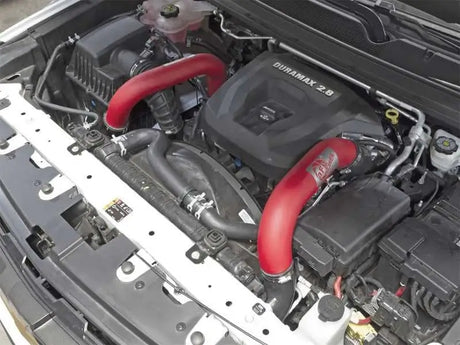 aFe BladeRunner 3in Red IC Tube Cold Side w/ Coupling & Clamp Kit 2016 GM Colorado/Canyon 2.8L 