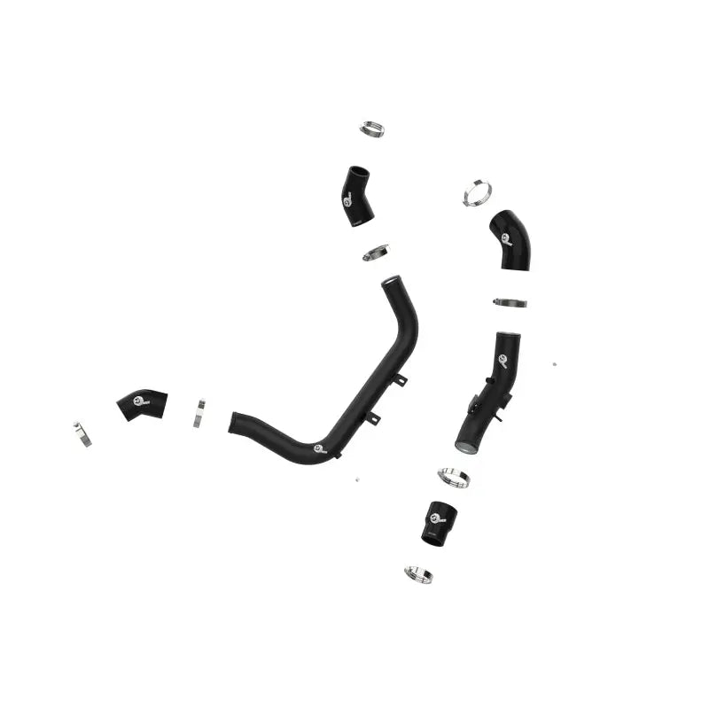aFe 46-20634-B aFe BladeRunner Aluminum Hot and Cold Charge Pipe Kit Black 17-20 Hyundai Elantra GT L4-1.6L (t)