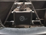 Front-mounted transmission oil cooler in aFe Bladerunner Oil Cooler Kit for Silverado 1500