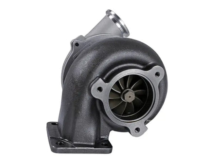 Gray aFe BladeRunner GT Series Turbocharger with visible turbine blades for Ford 7.3L