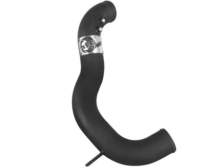 Black curved outlet tube for Ford diesel AFe Bladerunner Intercooler 3in upgrade