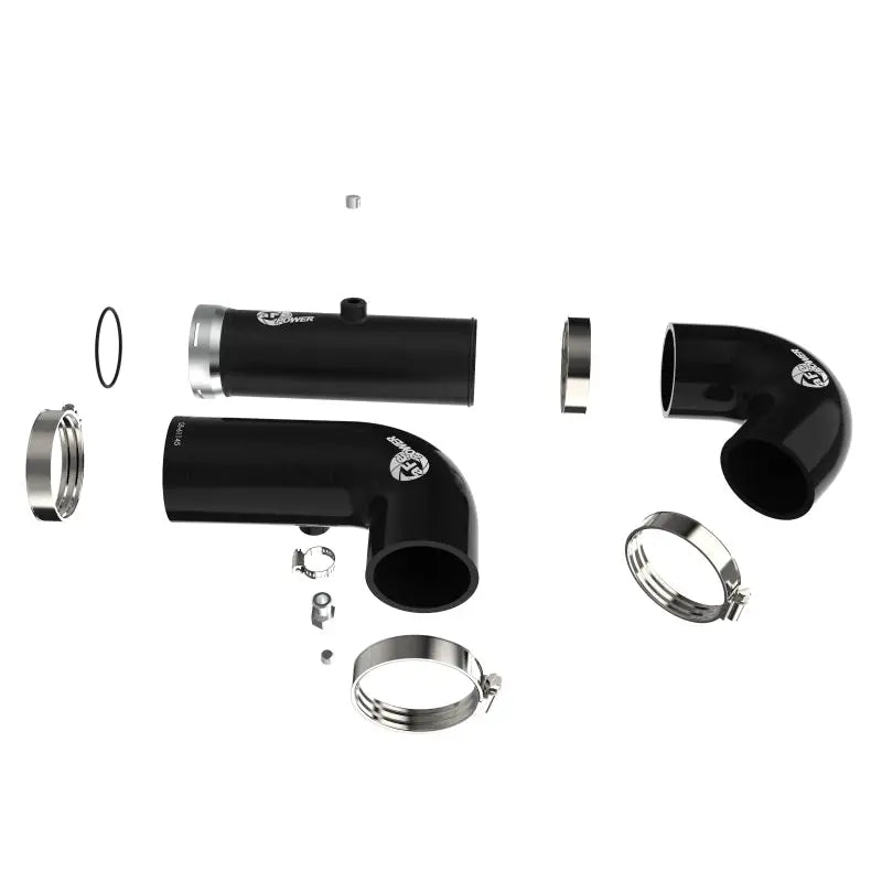 aFe 46-20454-B aFe BladeRunner Intercooler Hot & Cold Side Tubes Combo 20-21 GM Trucks 3.0L (td) - Black