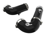 aFe BladeRunner Intercooler Hot & Cold Side Tubes Combo 20-21 GM Trucks 3.0L (td) - Black - Truck Automotive