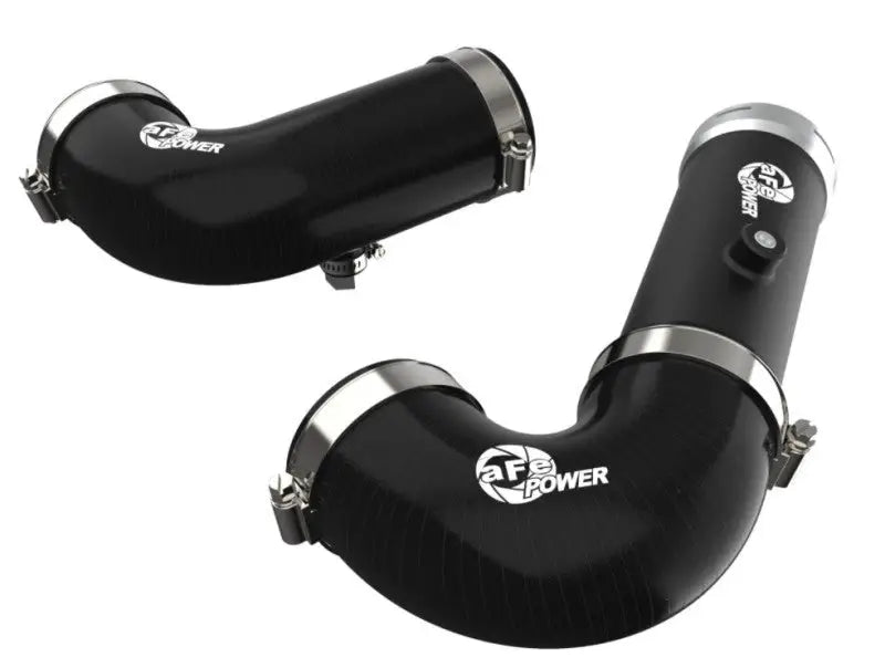 aFe BladeRunner Intercooler Hot & Cold Side Tubes Combo 20-21 GM Trucks 3.0L (td) - Black - Truck Automotive