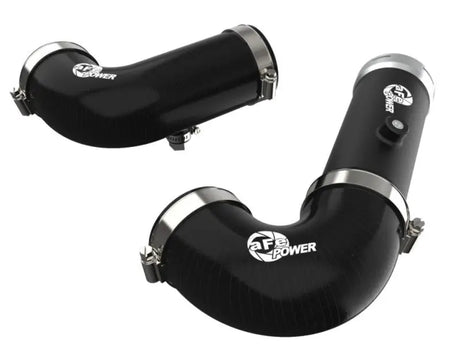 aFe BladeRunner Intercooler Hot & Cold Side Tubes Combo 20-21 GM Trucks 3.0L (td) - Black - Truck Automotive