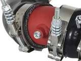 Automotive hose connection with clamps on aFe Bladerunner Intercooler Tube for Honda Civic Type R