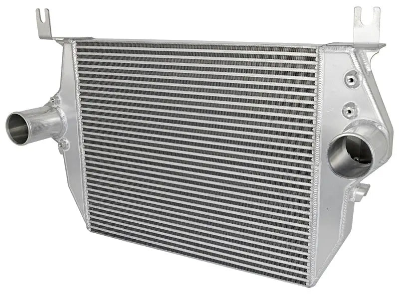 Silver aluminum afe BladeRunner intercooler for 03-07 Ford Diesel V8 6.0L trucks