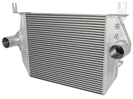 Silver aluminum afe BladeRunner intercooler for 03-07 Ford Diesel V8 6.0L trucks