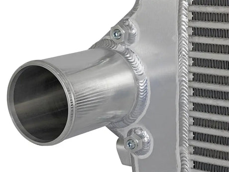 Aluminum afe BladeRunner intercooler with welded pipe for Ford 6.0L diesel trucks