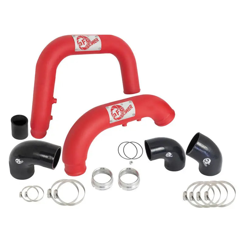 aFe 46-20264-R aFe BladeRunner Red Intercooler Tubes Combo 2016 GM Colorado/Canyon I4-2.8L (td)