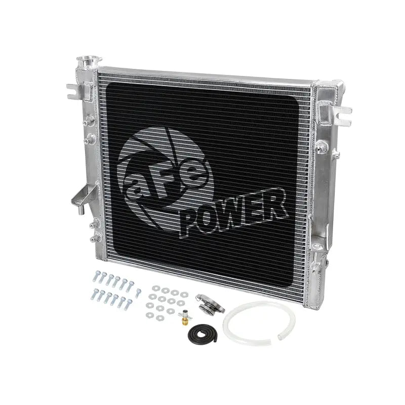 aFe 46-52001 aFe BladeRunner Street Series Tube & Fin Aluminum Radiator 07-18 Jeep Wrangler (JK) V6-3.6L/3.8L