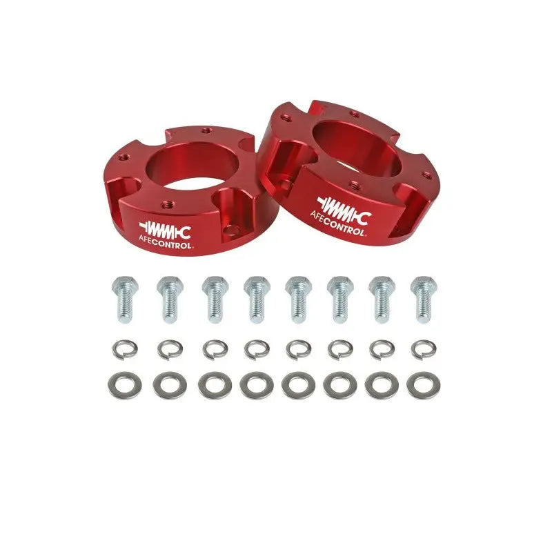 aFe 416-72T005-R aFe CONTROL 1.875 IN Leveling Kit 22-23 Toyota Tundra - Red
