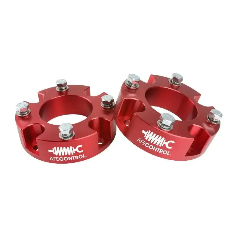 aFe CONTROL 1.875 IN Leveling Kit 22-23 Toyota Tundra - Red - Truck & Automotive