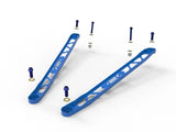Blue suspension strut brace arms with bolts and washers for Toyota GR Supra A90 from AFE Control
